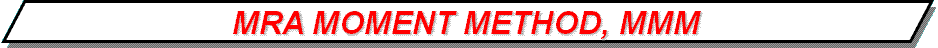 MRA Moment Method