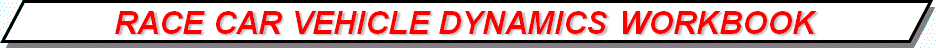 Race Car Vehicle Dynamics Workbook