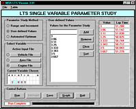 LTS Parameter Study Screen.  Click to enlarge.